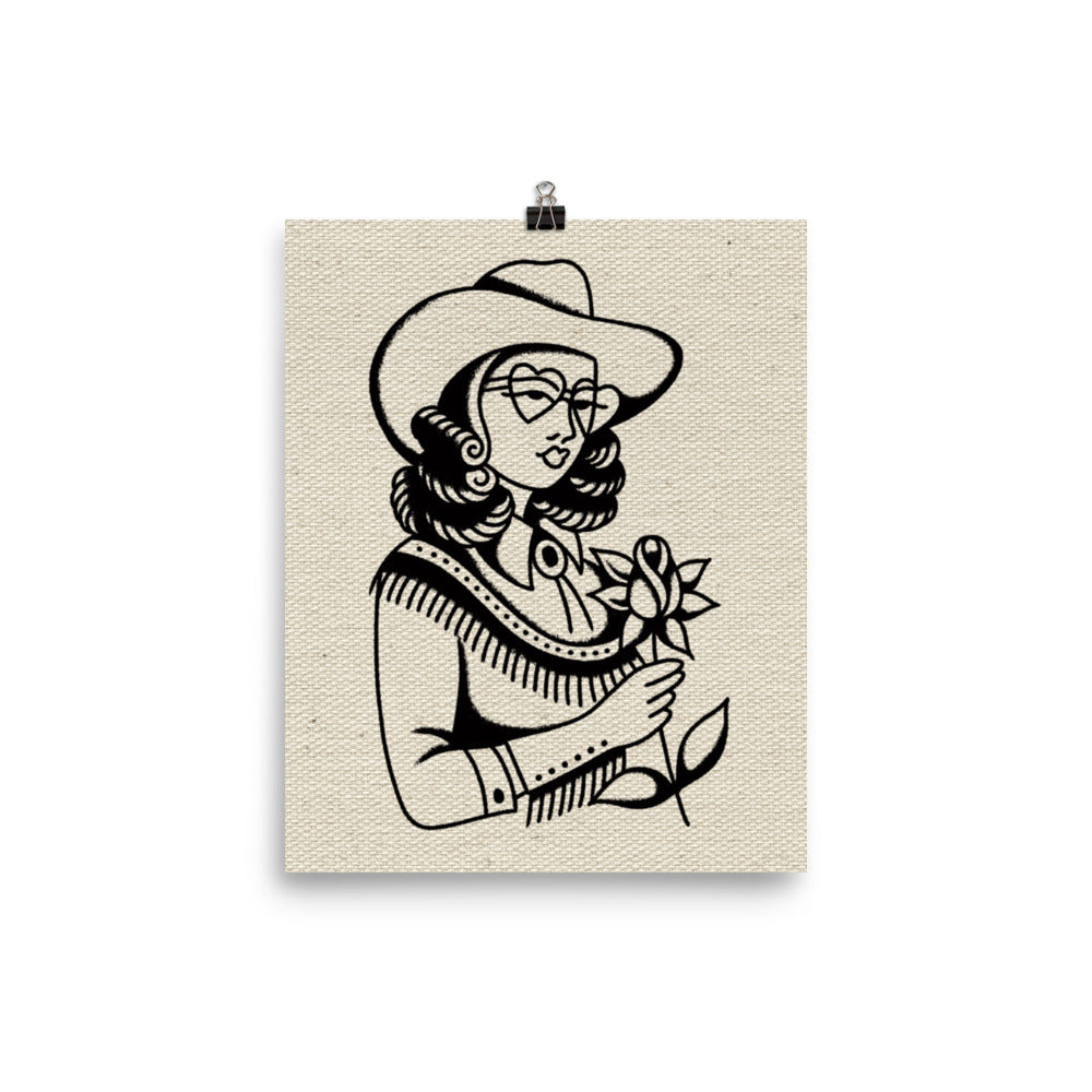 Cowgirl print